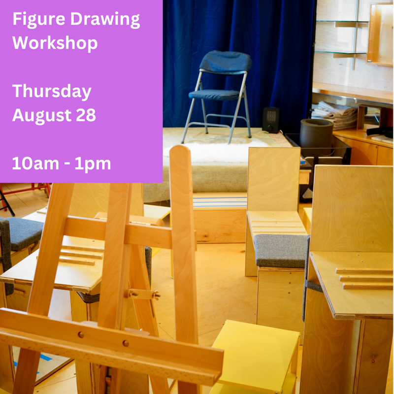 Live Figure Drawing Workshop: Thursday, August 28th, 10am - 1pm