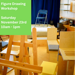 Live Figure Drawing Workshop: Saturday, November 23rd, 10am - 1pm