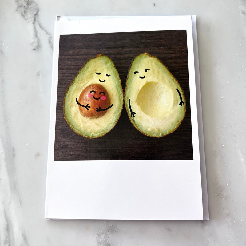 Pregnant Avocado Baby Card