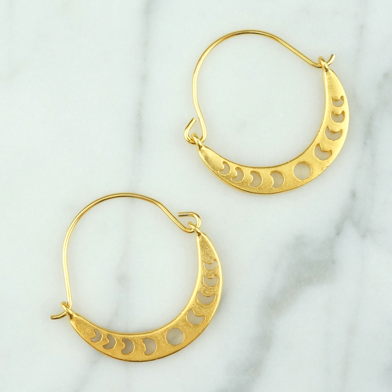 Phases of the Moon Earrings