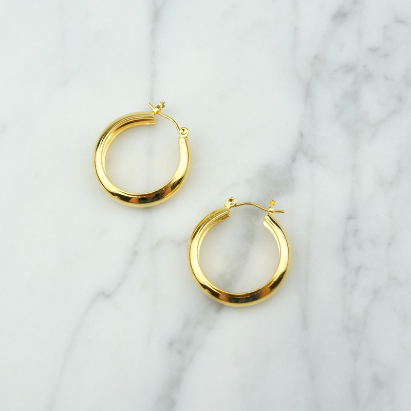 Chunky Hoop Earrings