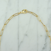 Paperclip Chain Necklace 20"