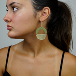 Modern Half Circle Earrings