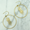 Bright Eyes Hoop Earrings