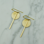 Disc and Rod Earrings