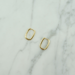 Oval Hoop Earrings