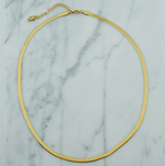 Flat Snake Chain Necklace