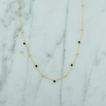 Satellite Emerald Necklace