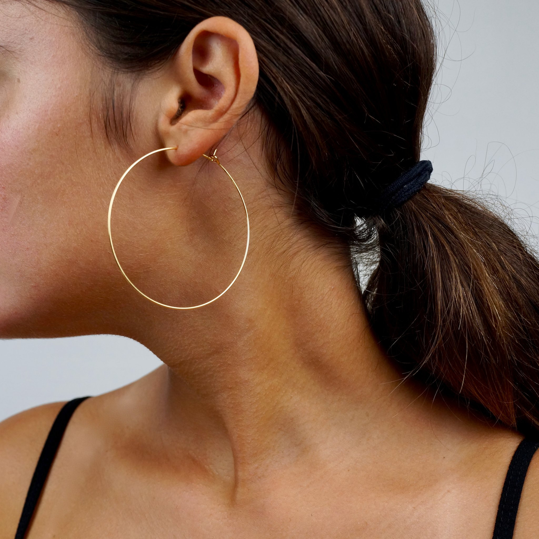 Wire Hoop Earrings