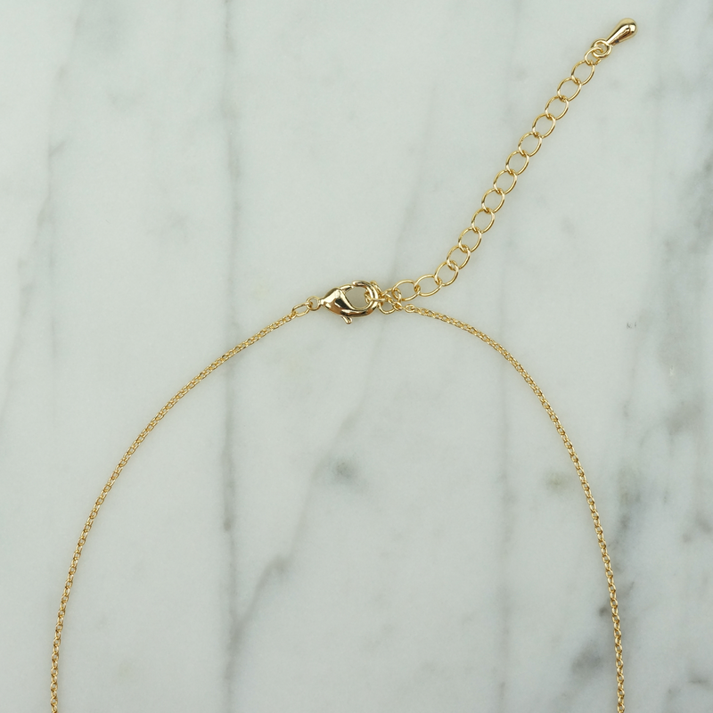 Leaf Crystal Necklace