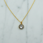 Sparkle Round Crystal Necklace