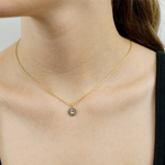Sparkle Round Crystal Necklace