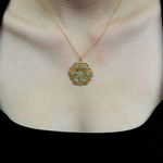 Pacific Opal Filigree Necklace