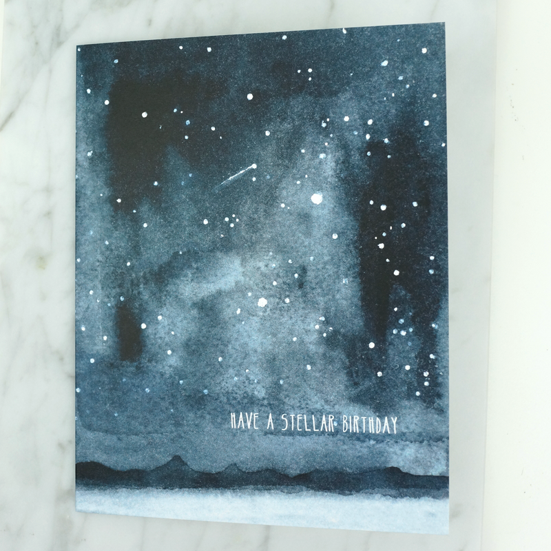 Stellar Birthday Card