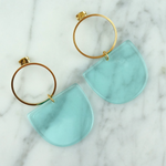 Mod Blue Earrings