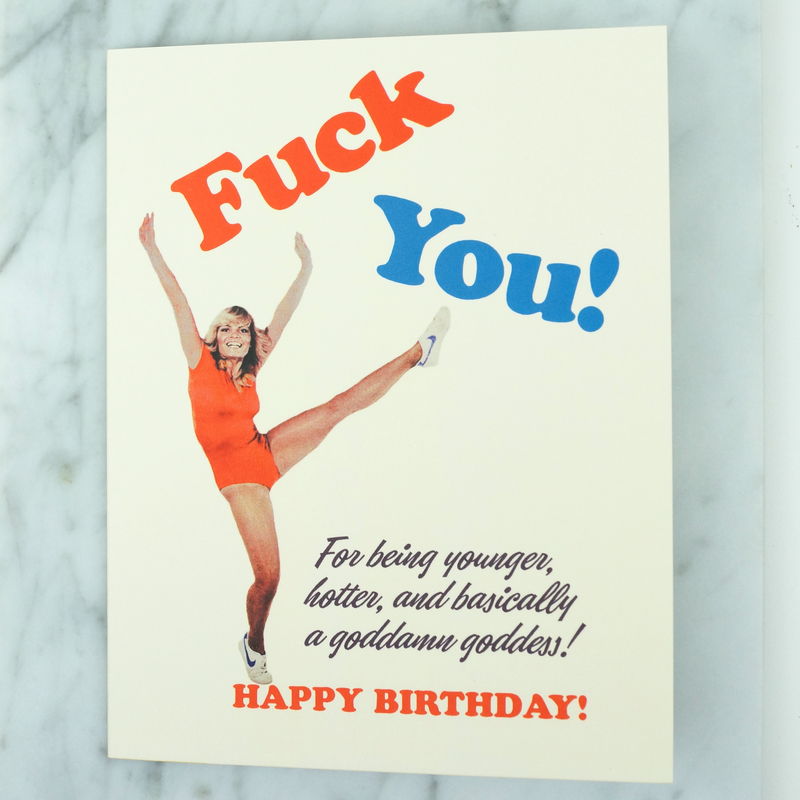 FU Girl Birthday Card