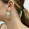 Chandelier Amazonite Earrings
