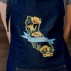 California with Poppies Apron