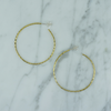 Textured Solid Hoop Earrings