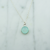 Chalcedony Pendant Necklace