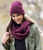 Britt's Knits Common Good Recycled Beanie WINE
