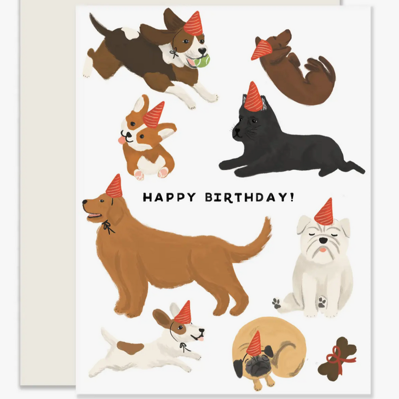 Birthday Dogs Card
