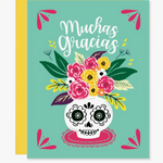 Muchas Gracias Sugar Skull - Thank You Card